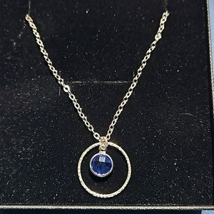 September birthstone necklace